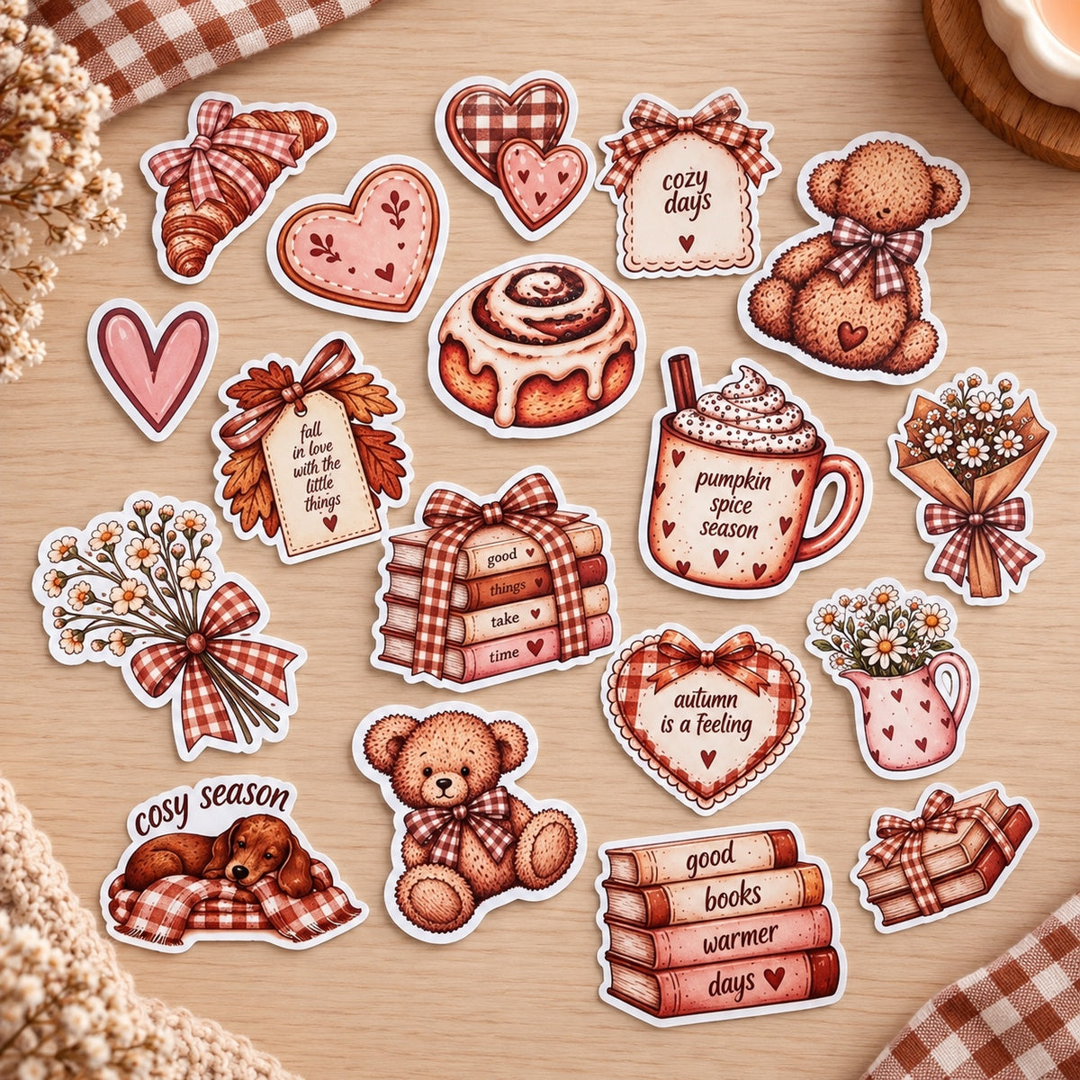 Cosy Season autumn sticker collection