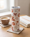 Sweet Things 20oz tumbler with teddy bears cinnamon rolls and gingham bows
